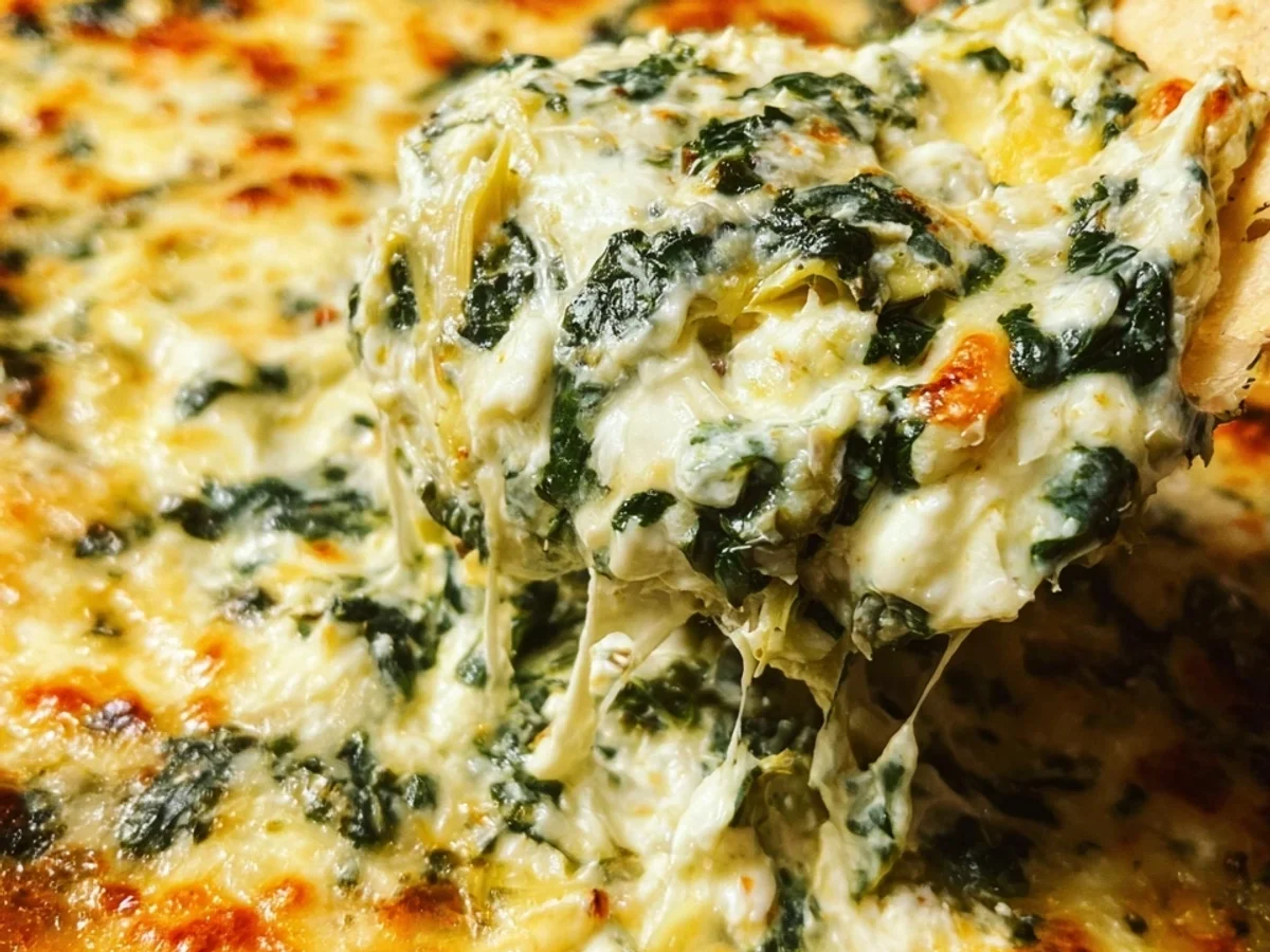 Easy Hot Spinach Artichoke Dip Recipe - Image 1