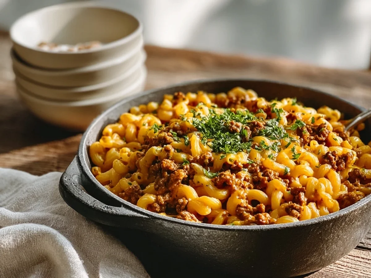 Easy One Pot Cheeseburger Macaroni: Weeknight Comfort - Image 2