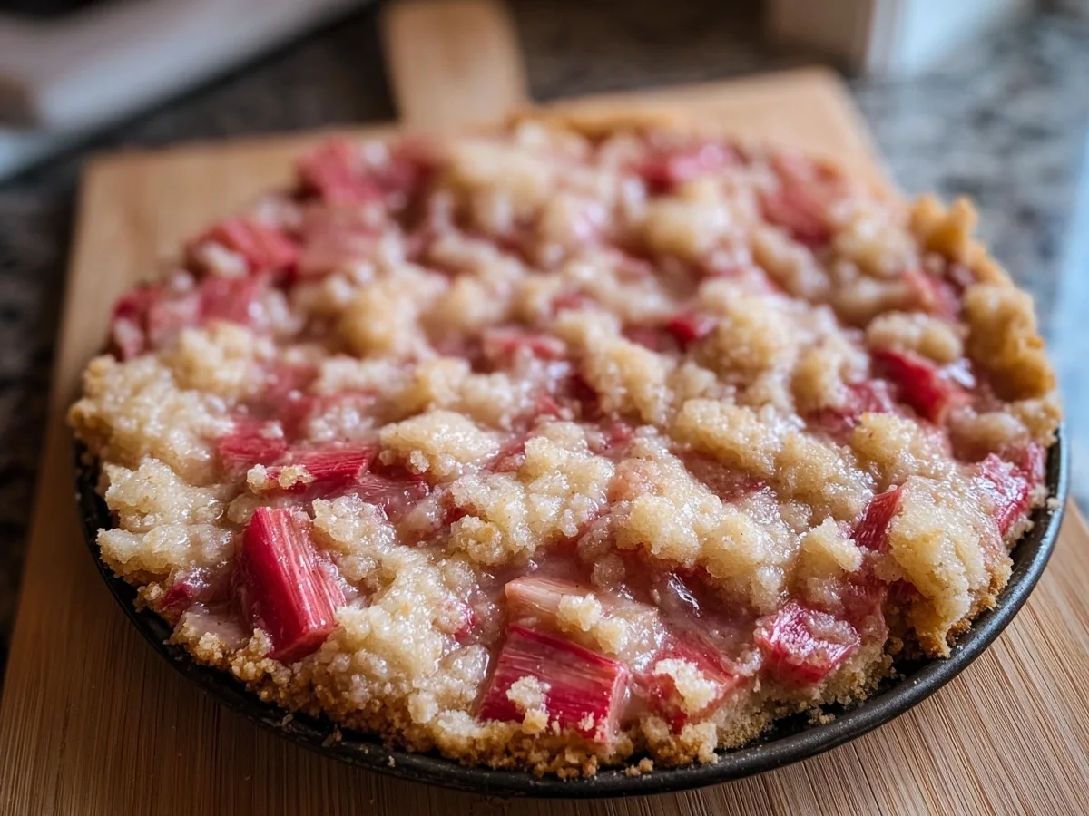 Easy Rhubarb Bars with Buttery Shortbread Crust - Image 2