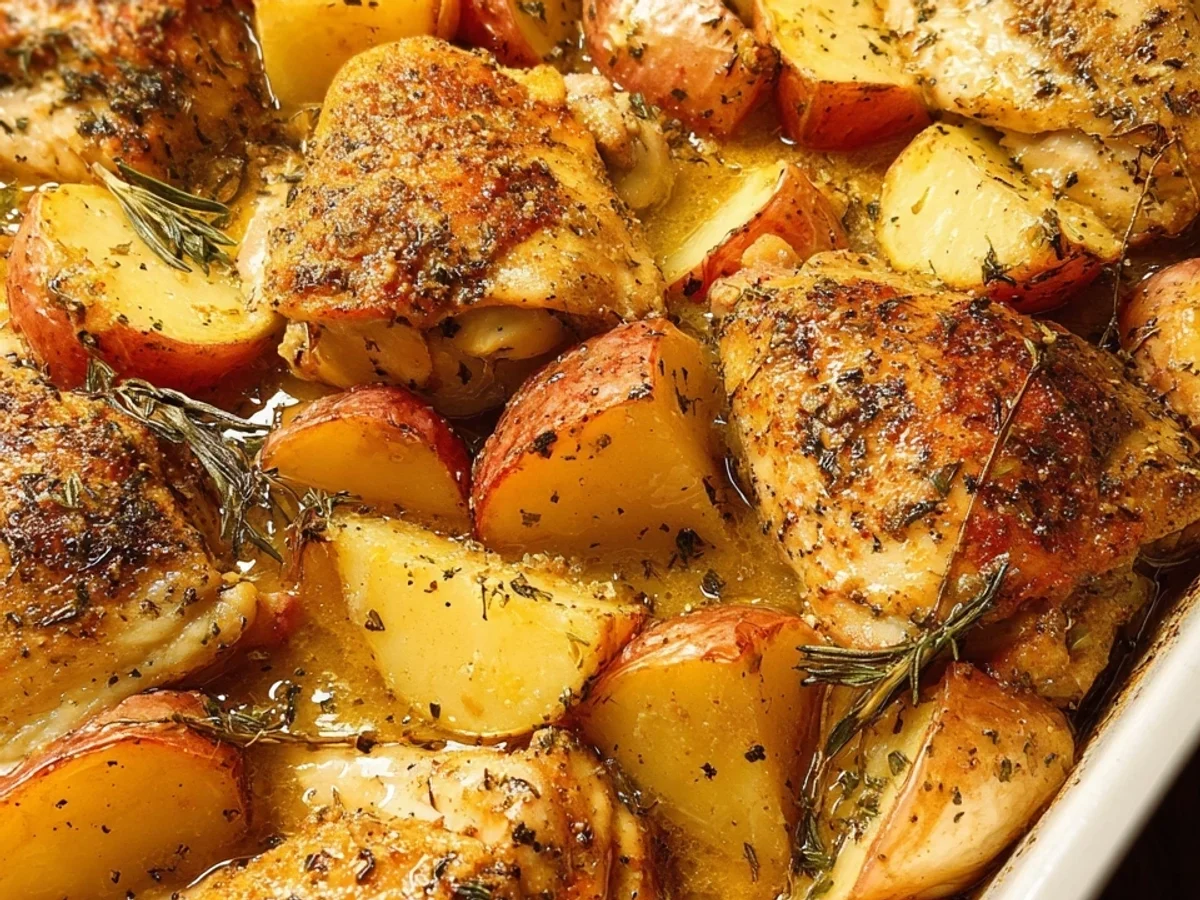 Easy Sheet Pan Chicken & Potatoes - Image 1