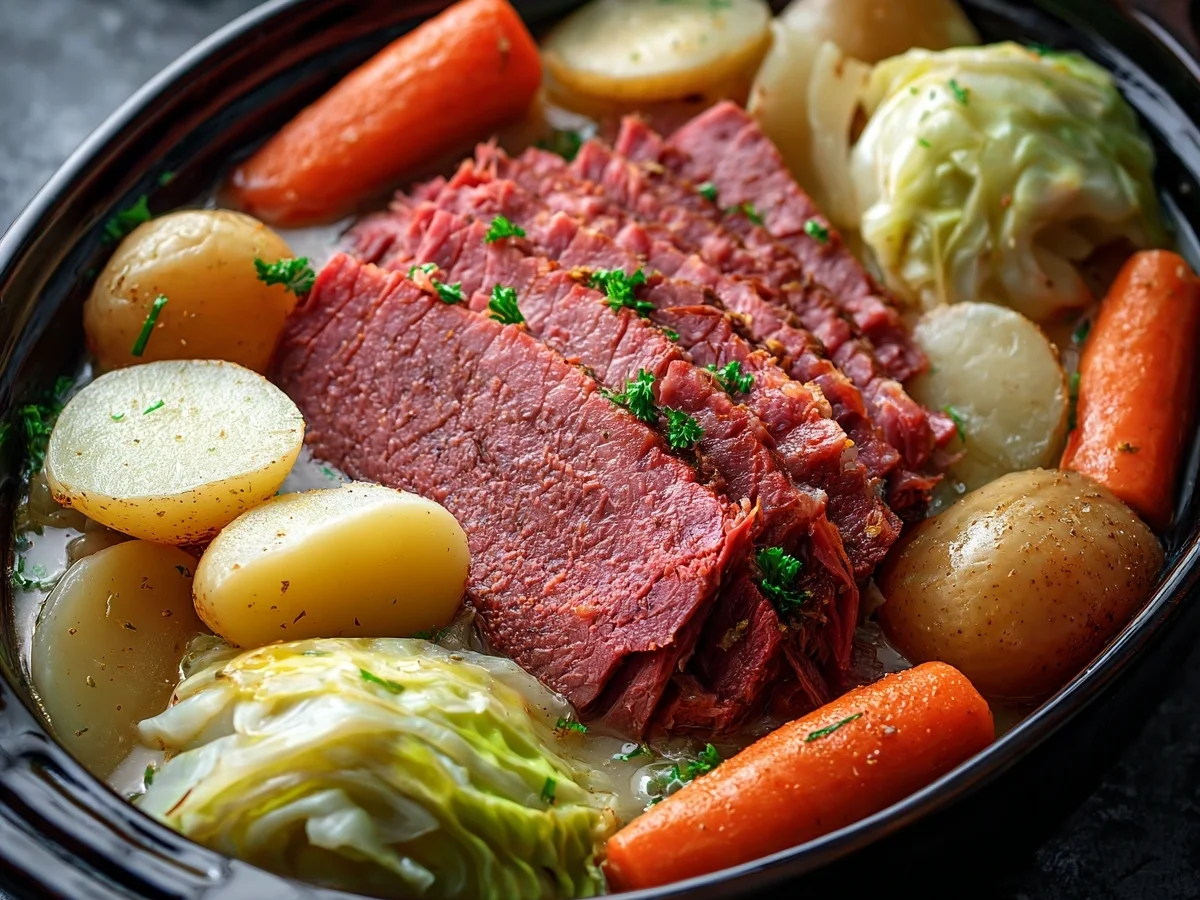 Easy Slow Cooker Corned Beef & Cabbage - Image 2