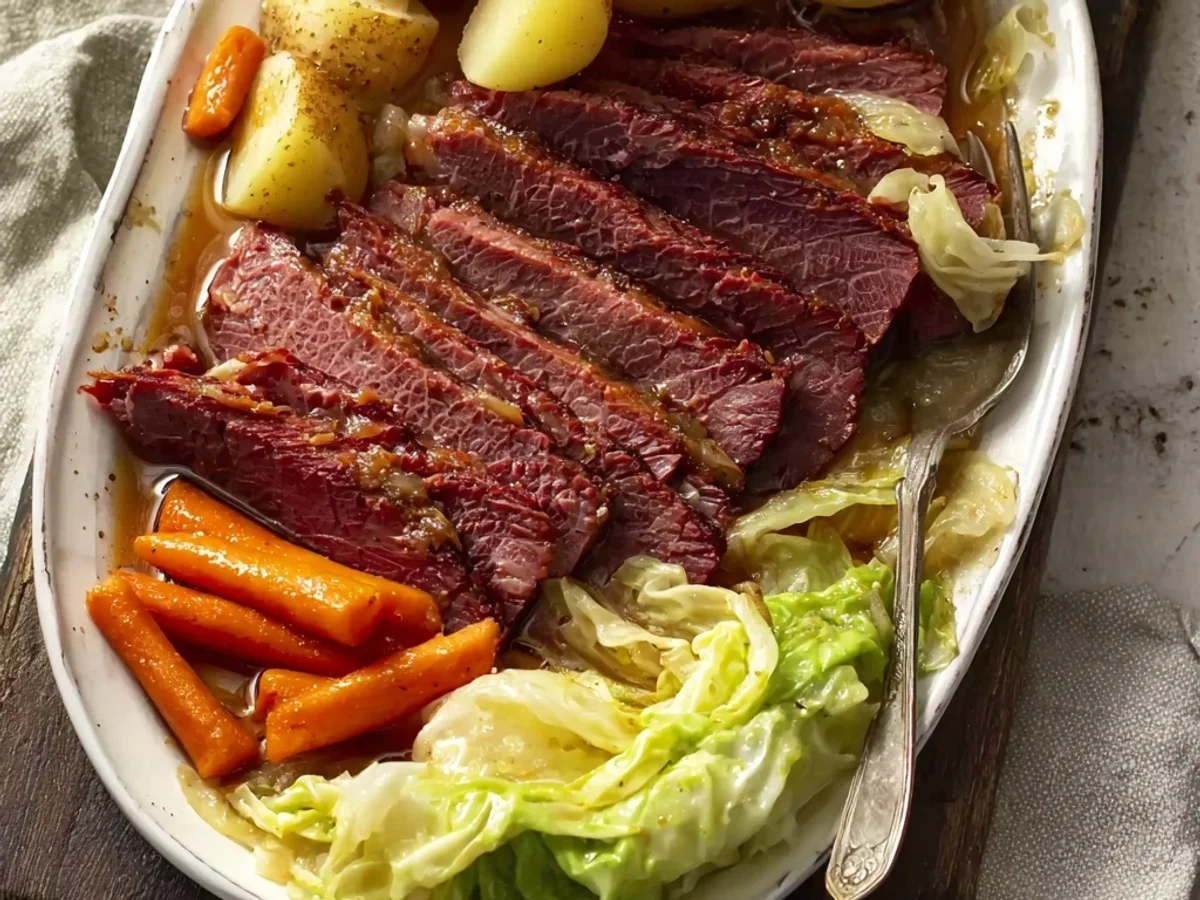 Easy Slow Cooker Corned Beef: Tender, Flavorful & Simple - Image 1