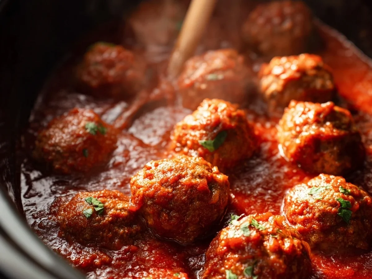 Easy Slow Cooker Meatballs Recipe - Image 2