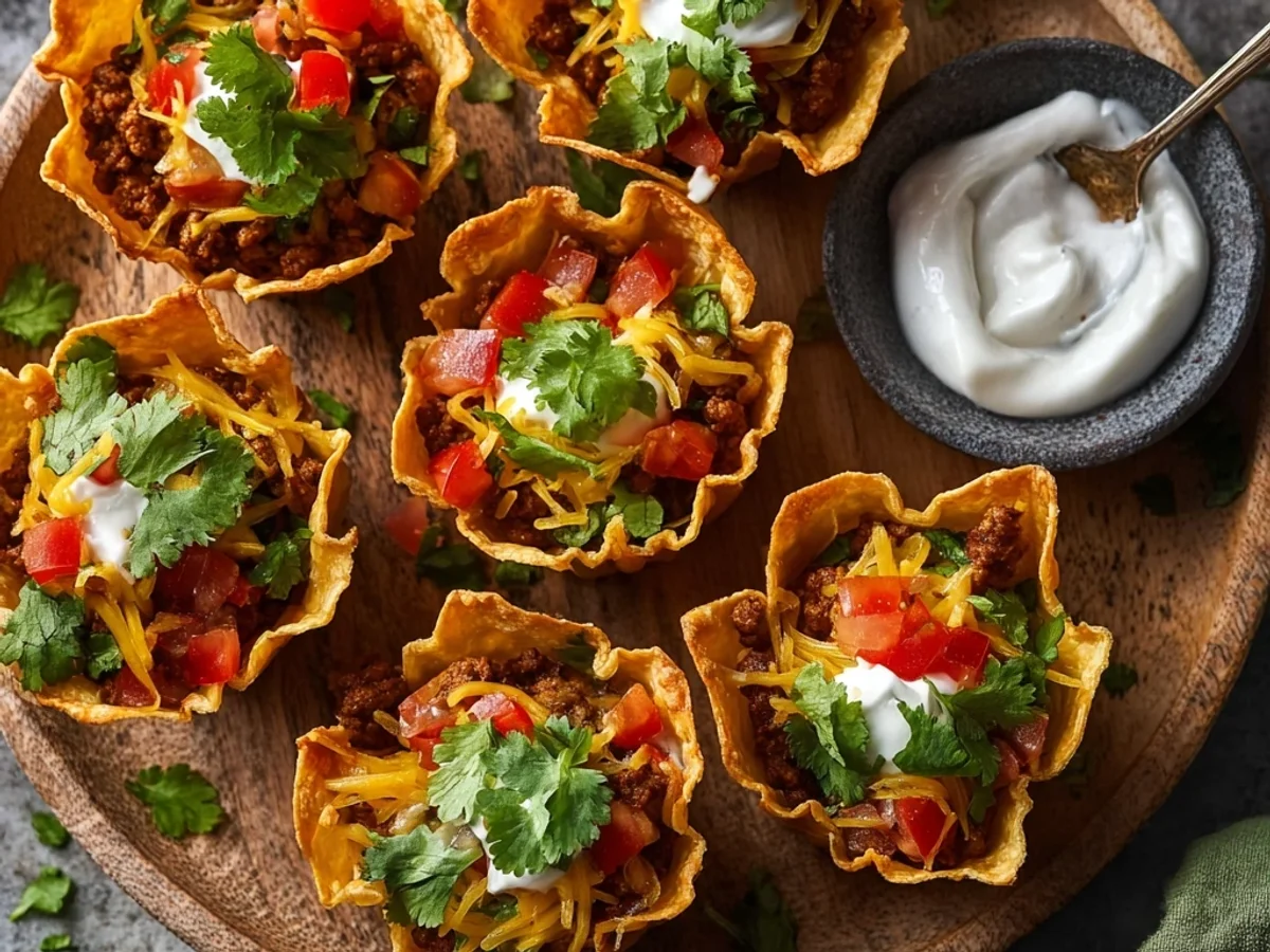Easy Taco Cups Recipe: Quick Weeknight Crunch - Image 1