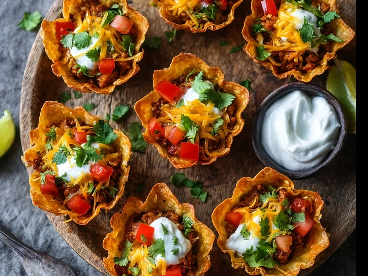 Easy Taco Cups Recipe: Quick Weeknight Crunch - Image 2