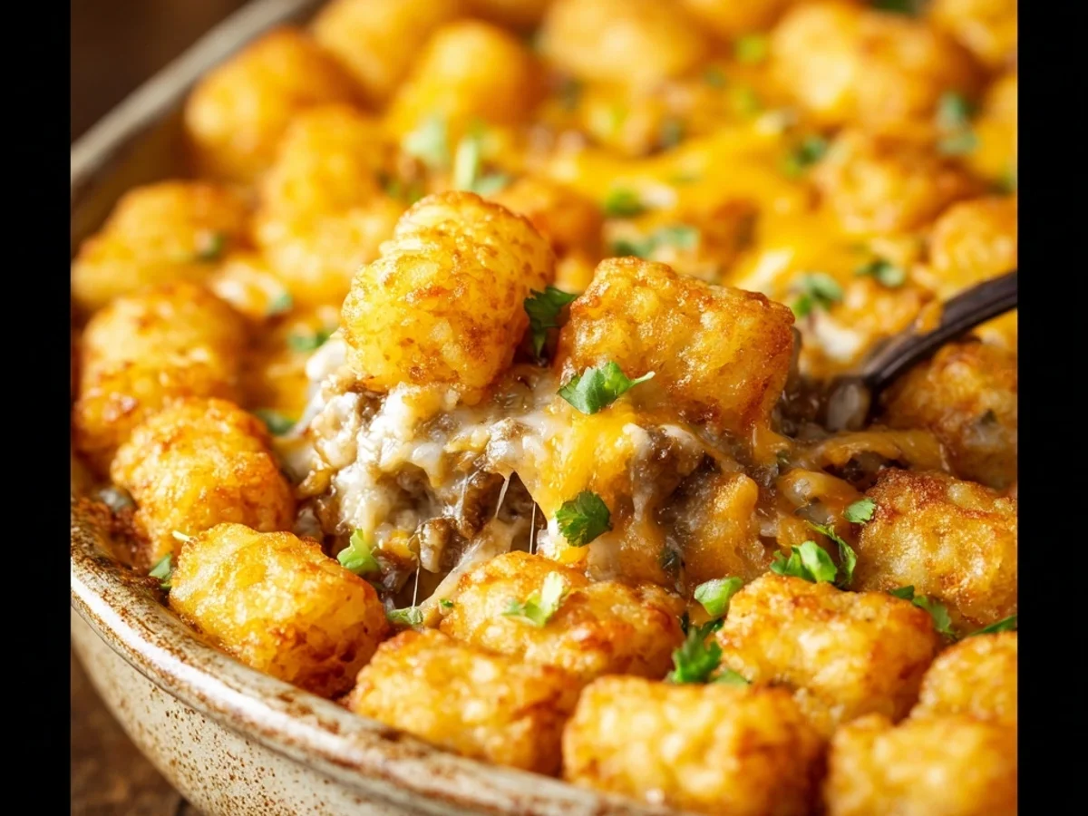 Easy Tater Tot Casserole: Cheesy Family Dinner - Image 2