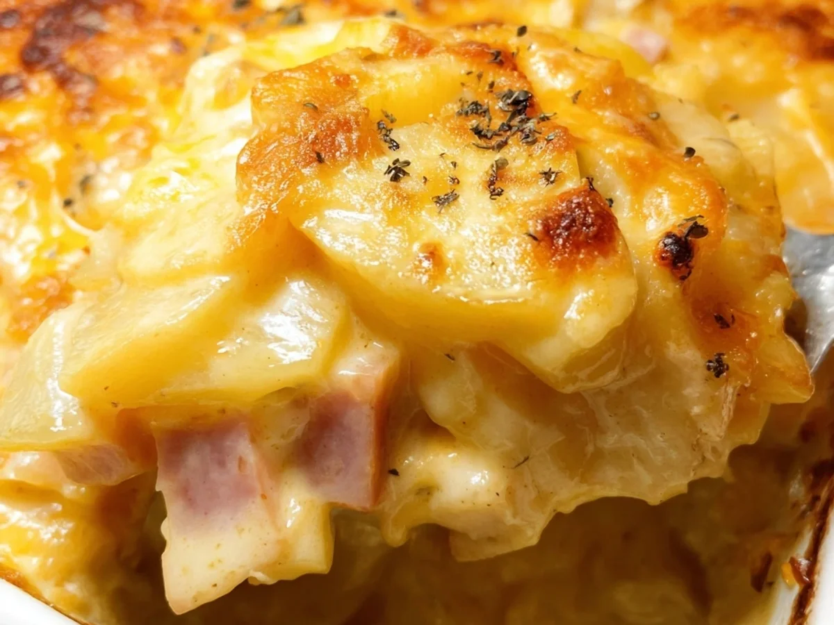 Easy Turkey Ham & Potato Casserole - Image 1
