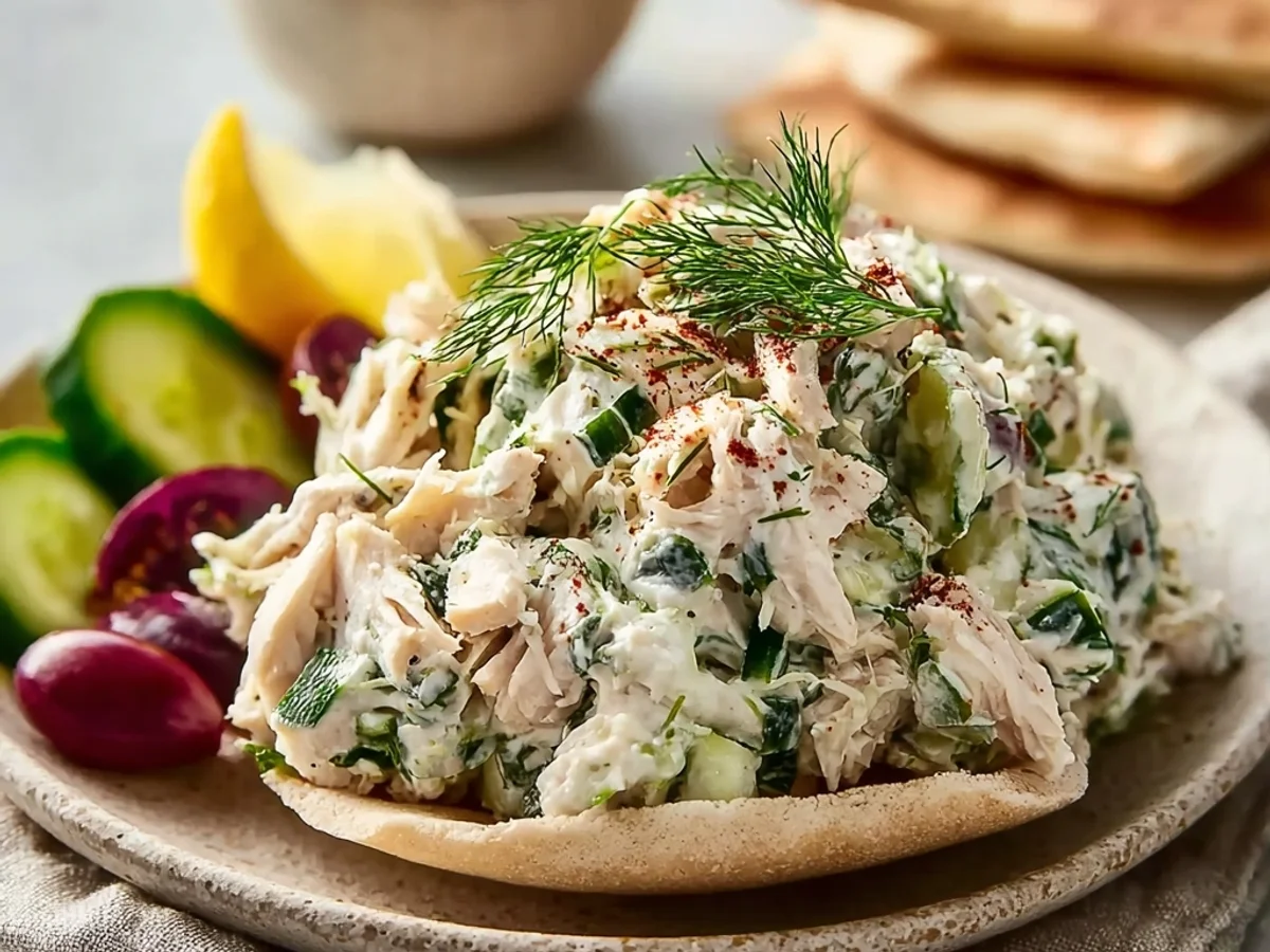 Easy Tzatziki Chicken Salad Recipe: A Bright Lunch - Image 2