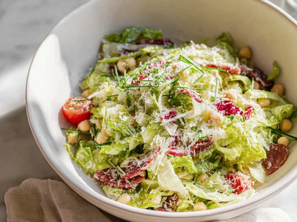 Famous La Scala Chopped Salad Recipe: Tangy & Satisfying - Image 1