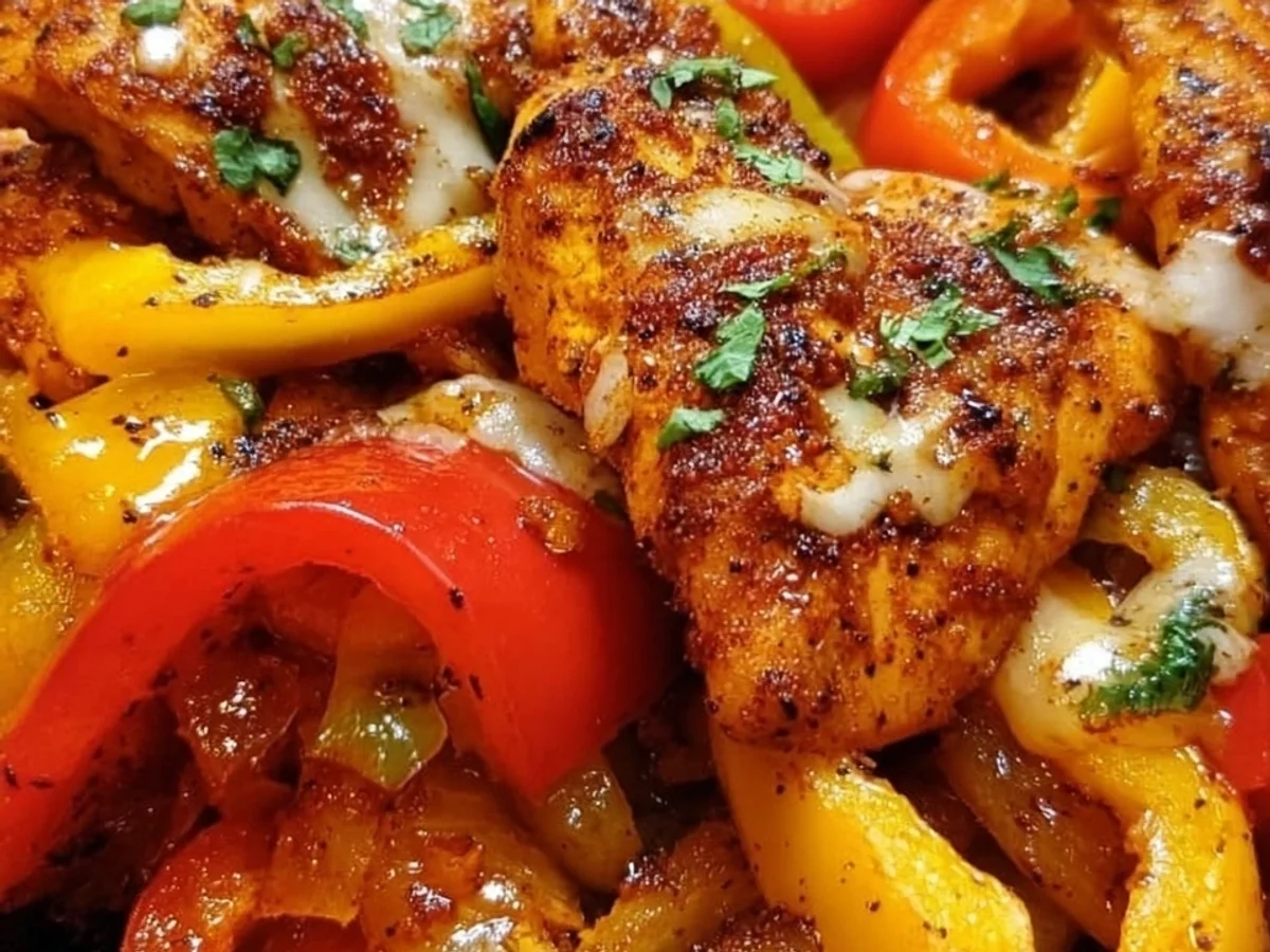 Flavorful Cajun Chicken with Bell Peppers Skillet - Image 2