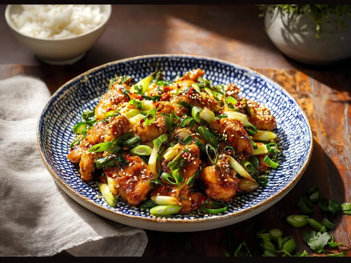 Flavorful Scallion Chicken Recipe: Quick Weeknight Delight - Image 1