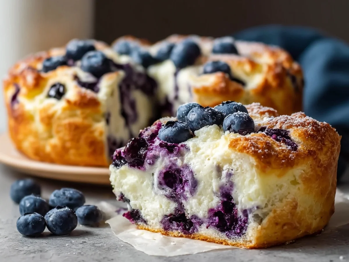 Fluffy Cottage Cheese Blueberry Cloud Bread (High Protein) - Image 2