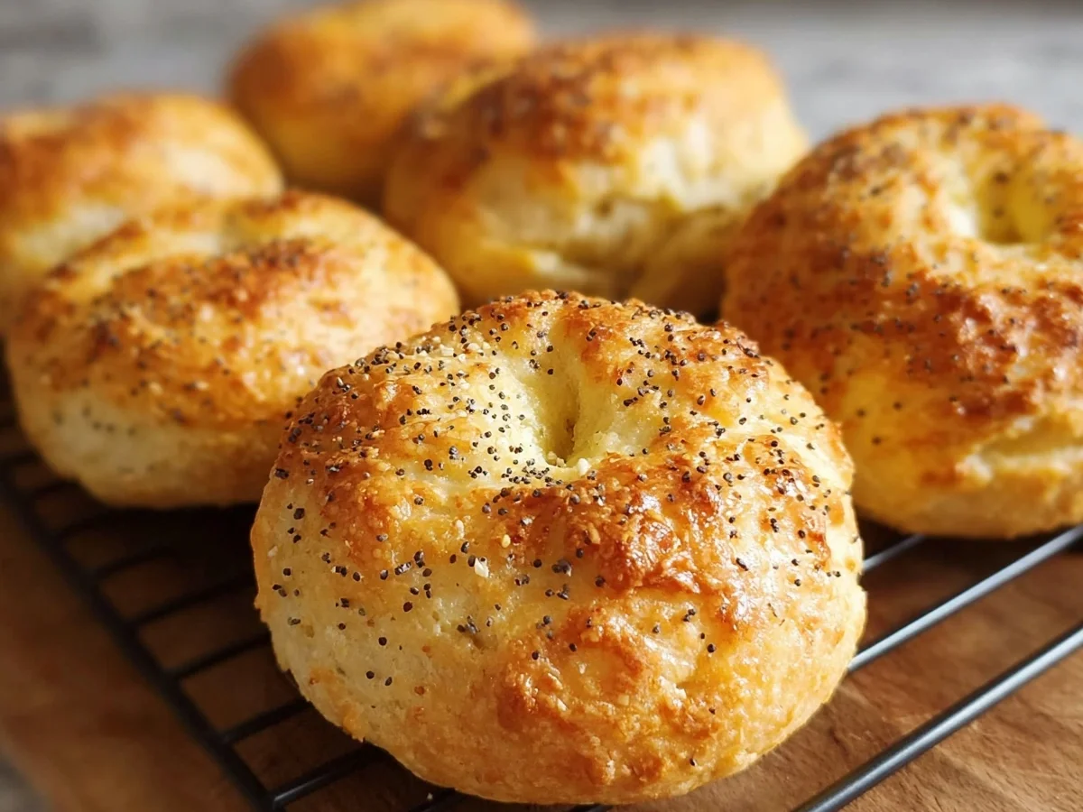 Fluffy High Protein Cottage Cheese Bagels (No Yeast) - Image 1