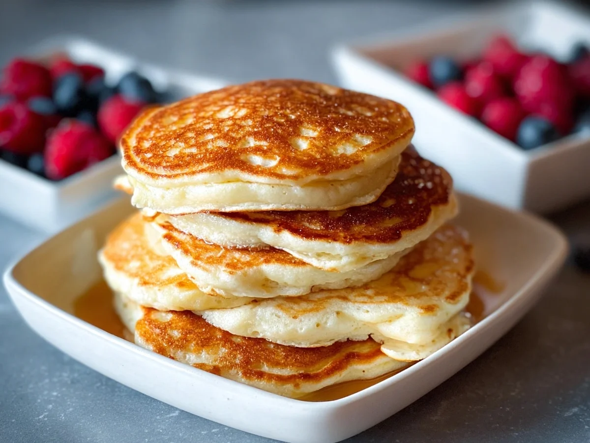 Fluffy High Protein Pancakes: 21g Protein & Meal Prep - Image 1