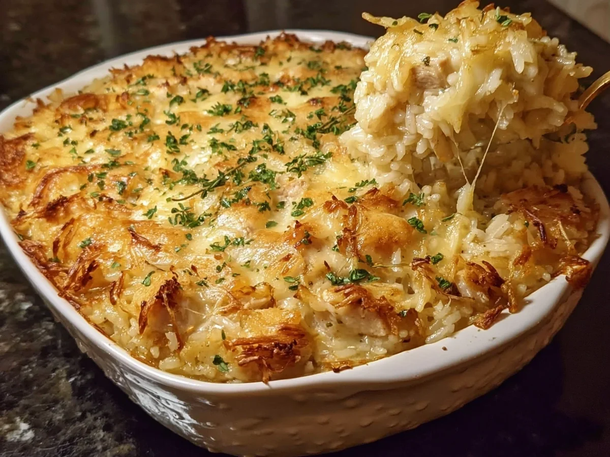 French Onion Chicken Rice Bake: Weeknight Comfort Meal - Image 2