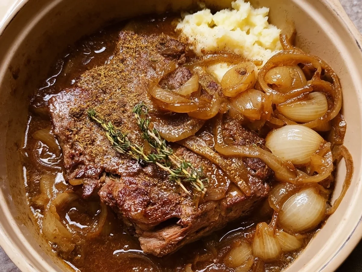 French Onion Pot Roast: Slow Cooker or Dutch Oven - Image 2