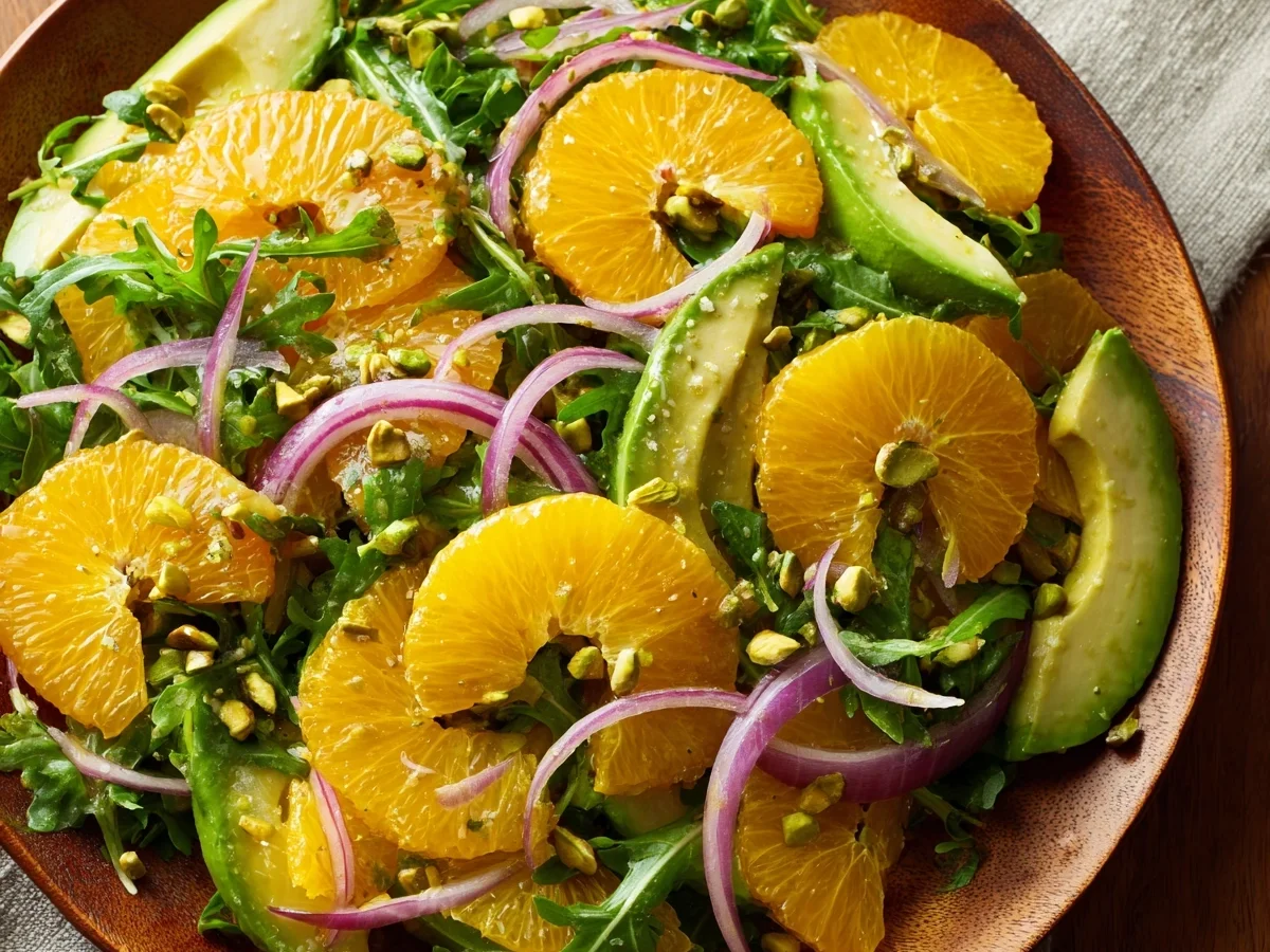 Fresh Blood Orange Avocado Salad with Citrus Vinaigrette - Image 1