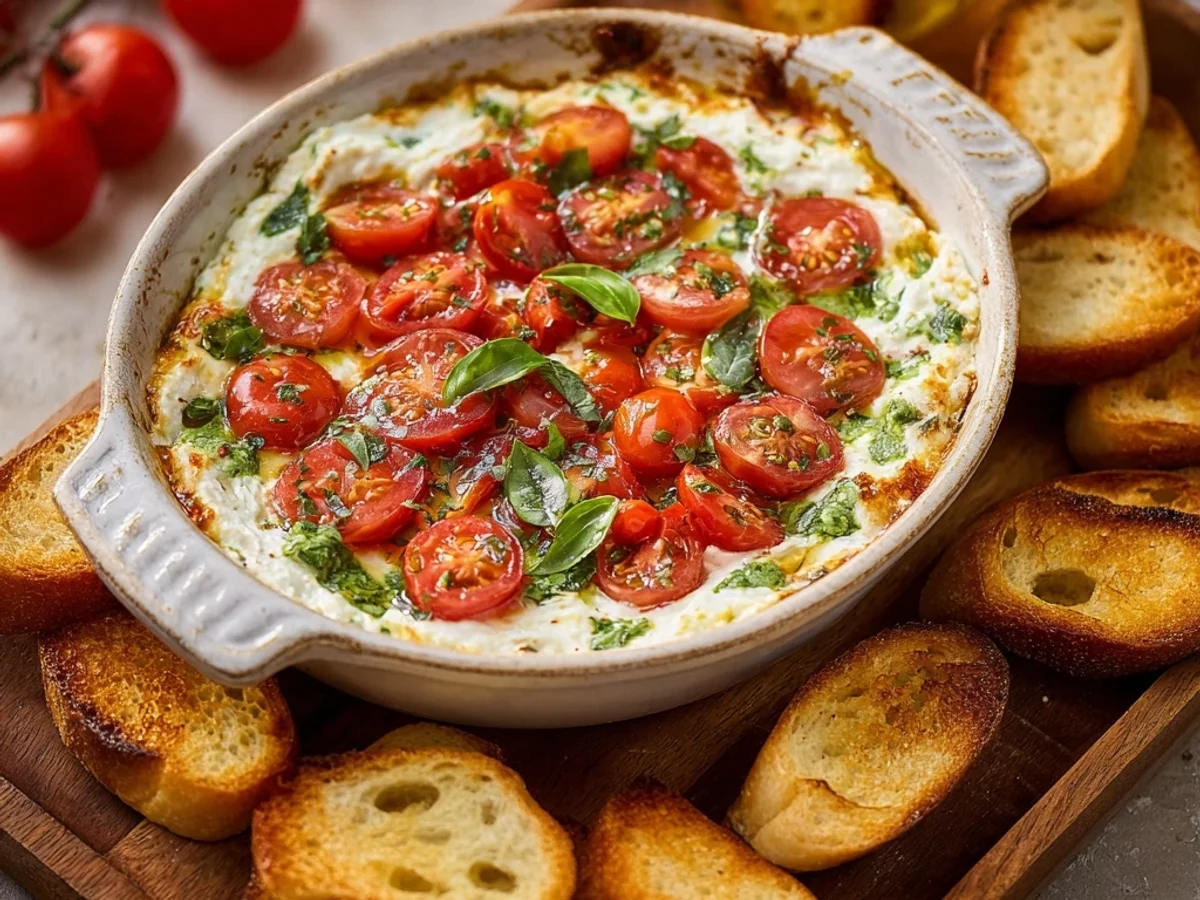 Fresh Caprese Dip: Easy Summer Appetizer - Image 1