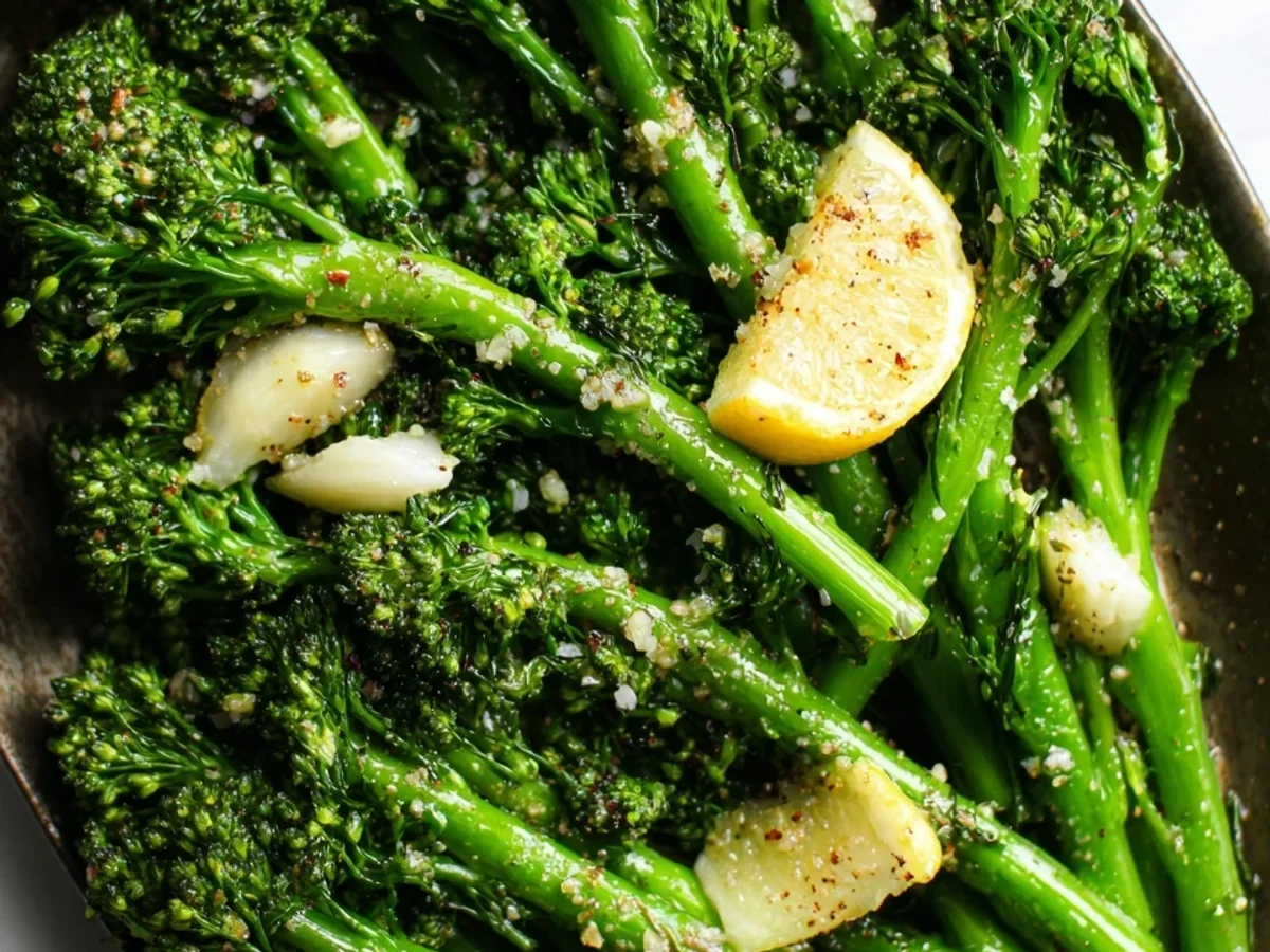 Garlic Butter Broccolini: Easy Side Dish - Image 1