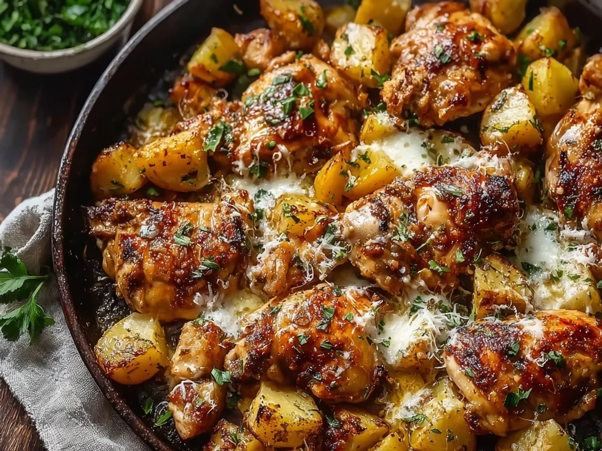 Garlic Parmesan Chicken and Potatoes: A Sheet Pan Favorite - Image 2