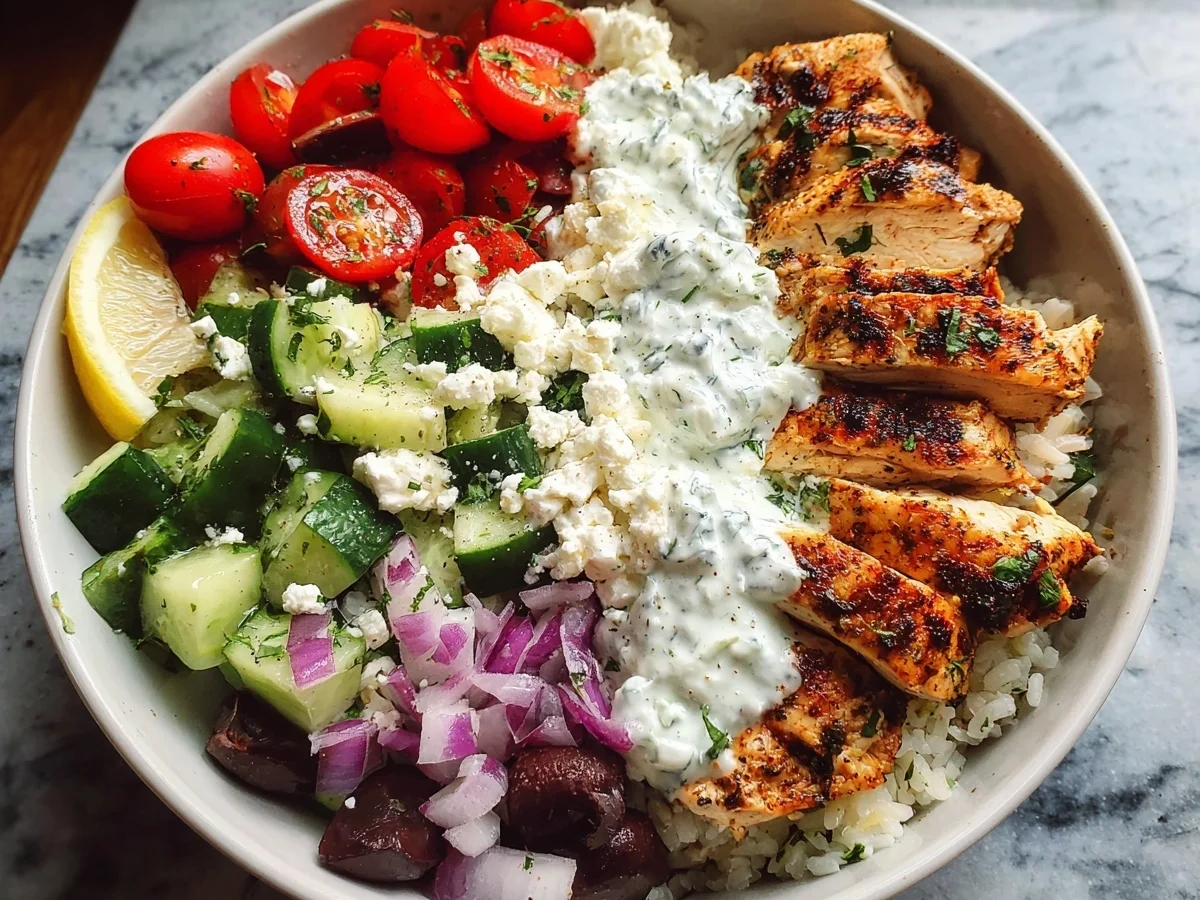 Greek Chicken Bowls: Easy Meal Prep - Image 1