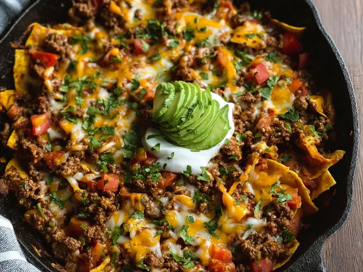 Ground Beef Enchilada Skillet: Easy One-Pan Meal - Image 1