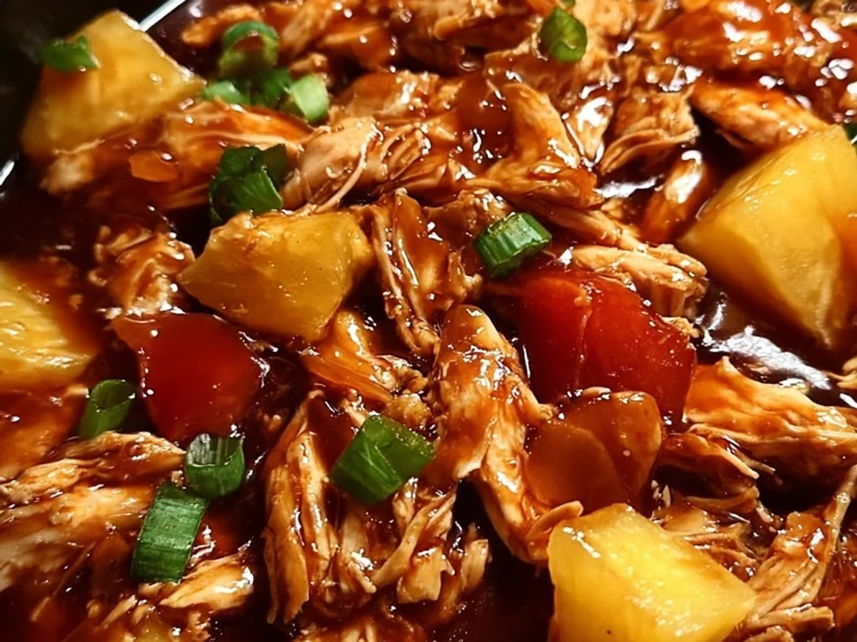 Hawaiian Crockpot Chicken: Sweet & Savory Comfort - Image 1