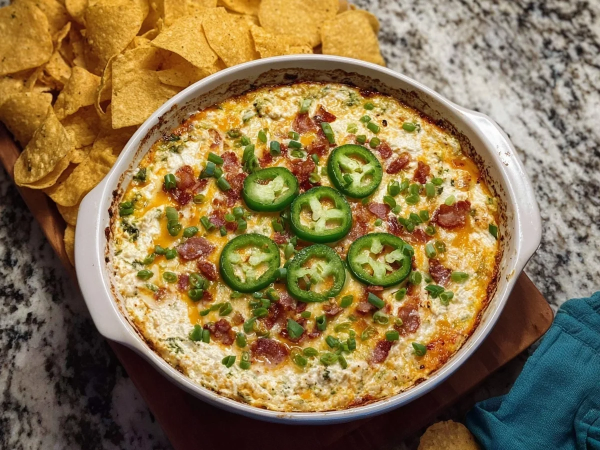Healthy Cottage Cheese Jalapeño Popper Dip - Image 1