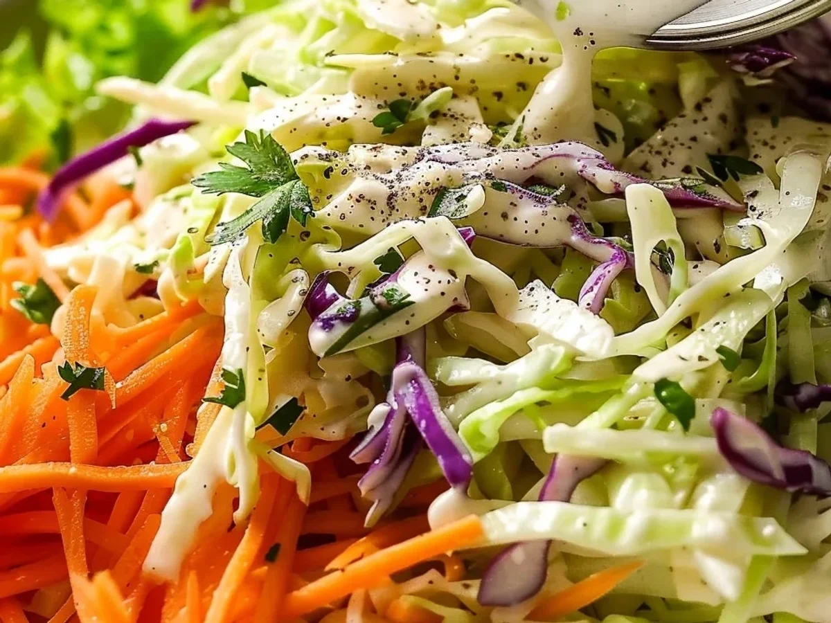 Healthy Greek Yogurt Coleslaw Recipe: Creamy, Tangy Side - Image 1