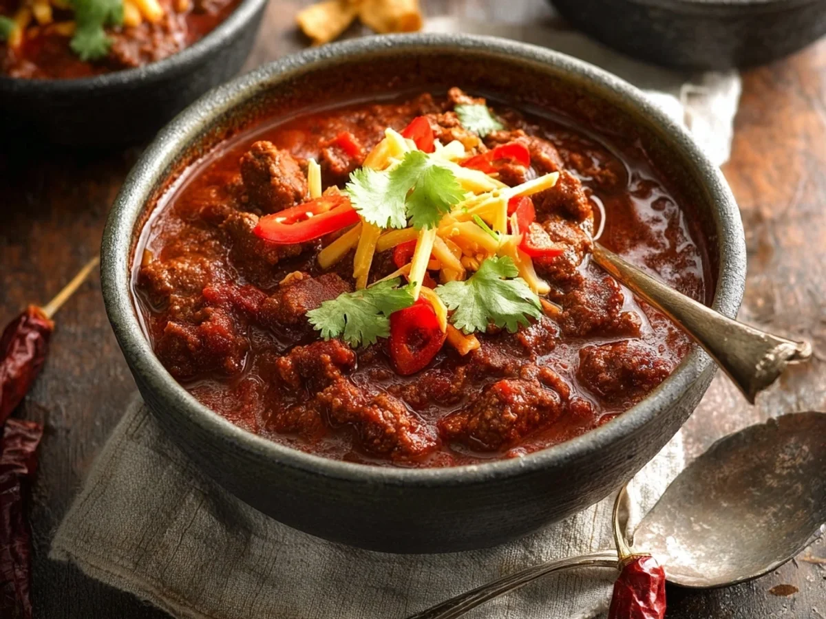 Hearty Beef Chili Recipe: A Deeply Flavorful Pot of Comfort - Image 1