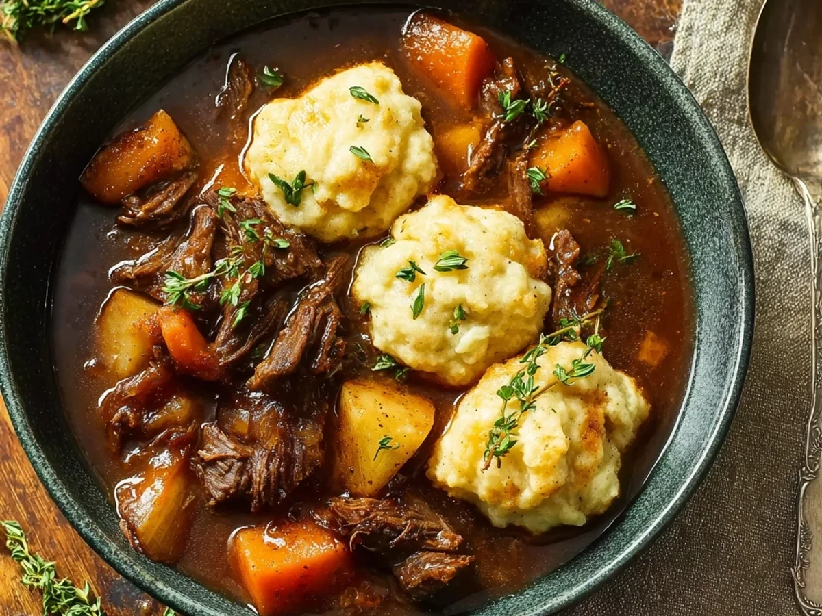 Hearty Beef Stew & Dumplings Recipe - Image 2