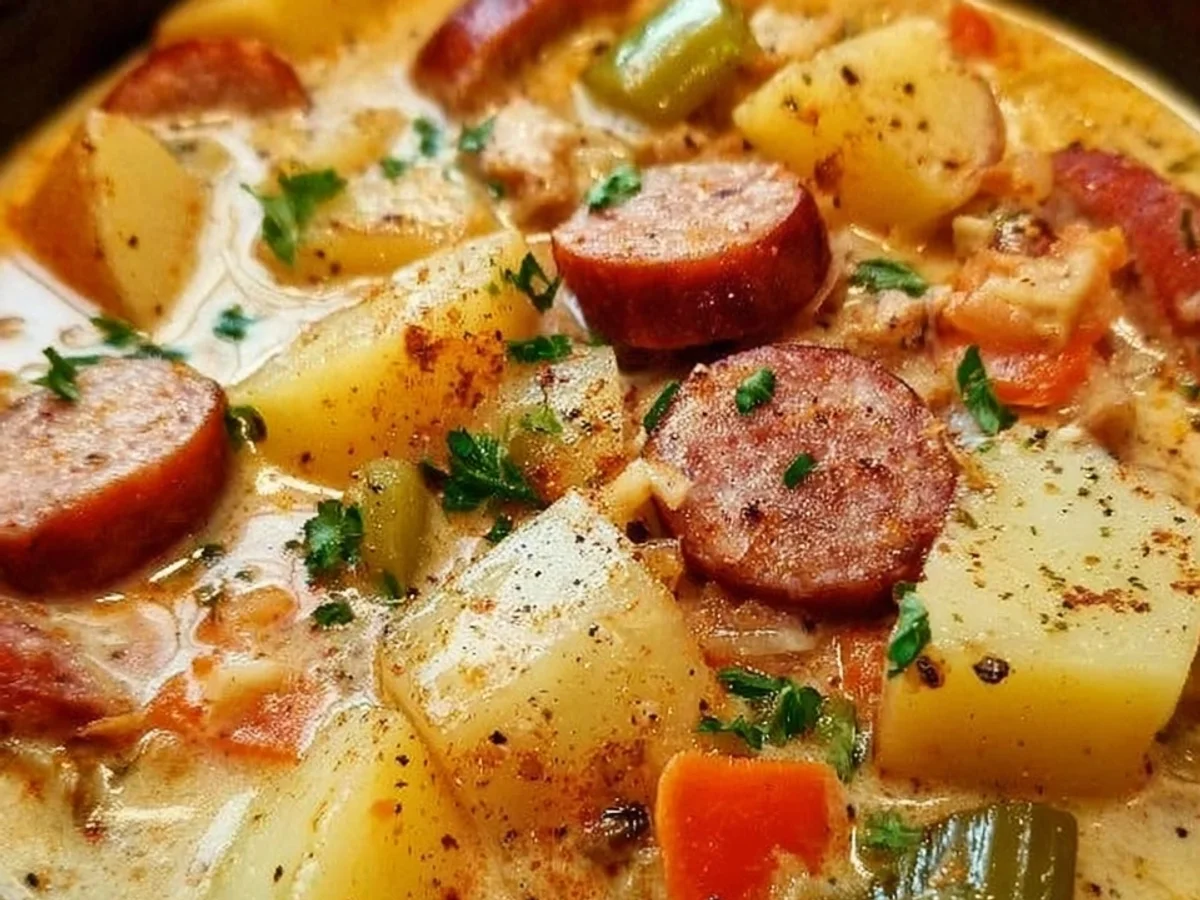 Hearty Cajun Slow Cooker Potato Soup - Image 2