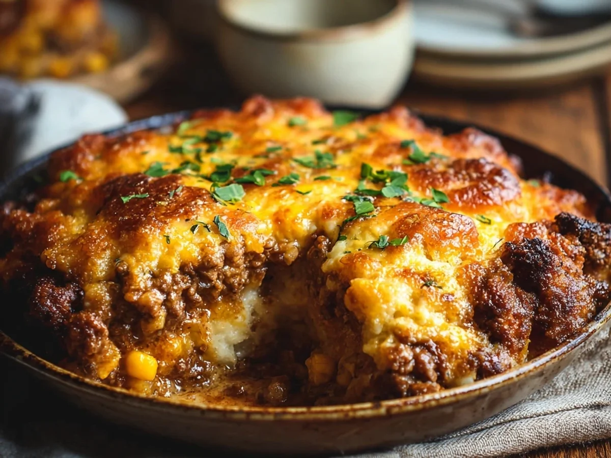 Hearty Cowboy Casserole: Skillet Beef & Bean Bake - Image 2