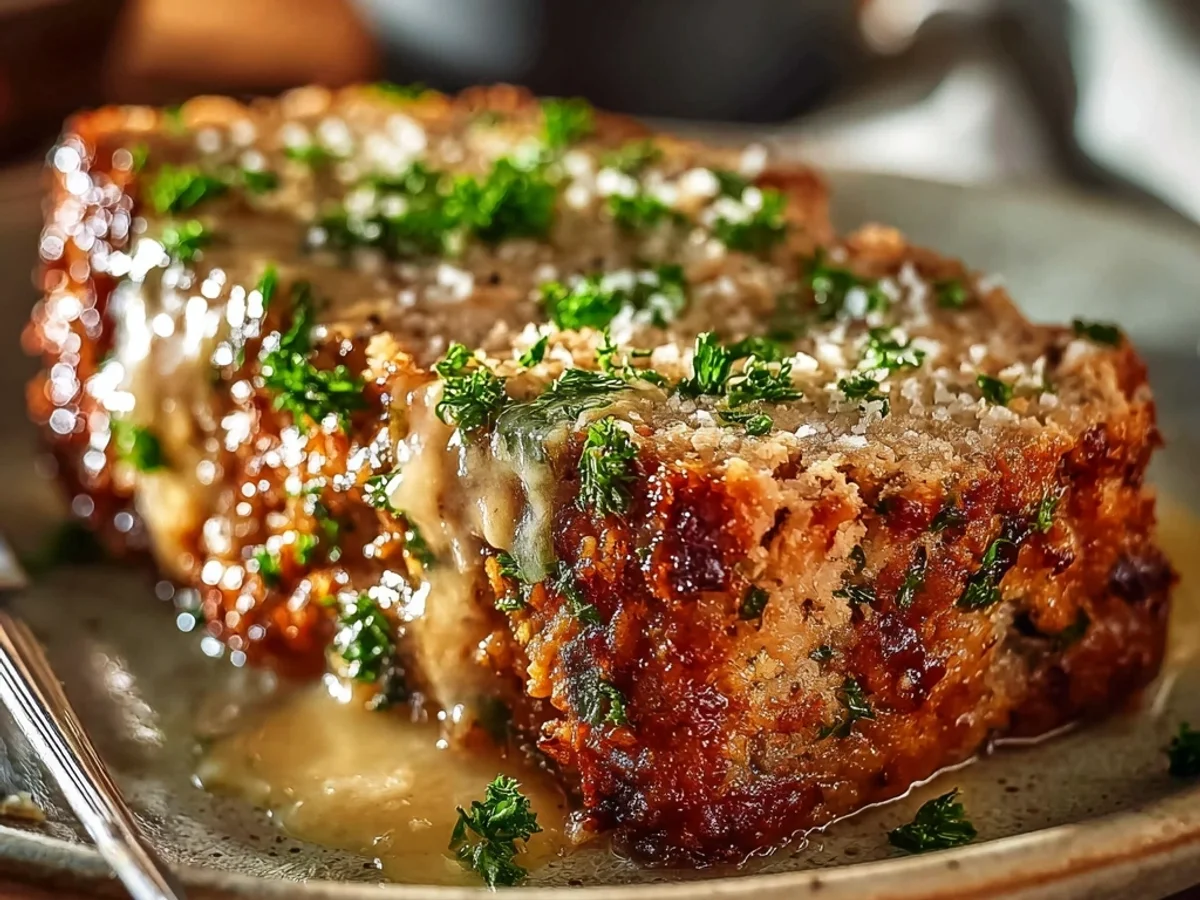 Hearty Garlic Parmesan Chicken Meatloaf Dinner - Image 1