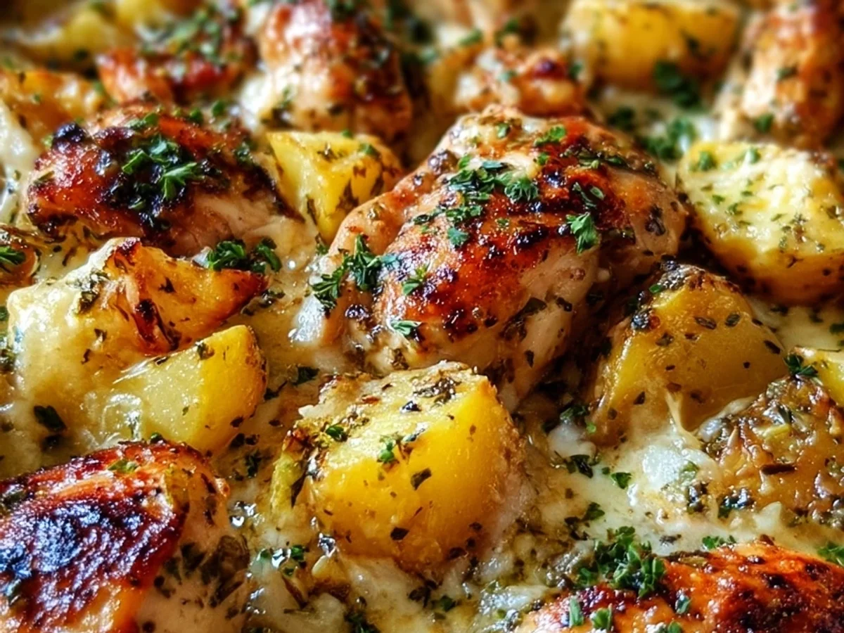 Hearty Garlic Parmesan Chicken & Potatoes One-Pan - Image 2
