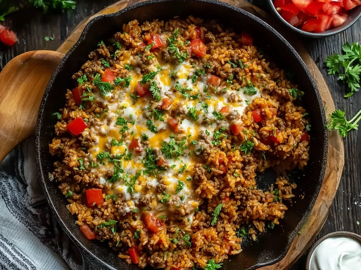 Hearty Ground Beef and Rice Skillet: Quick Weeknight Meal - Image 2