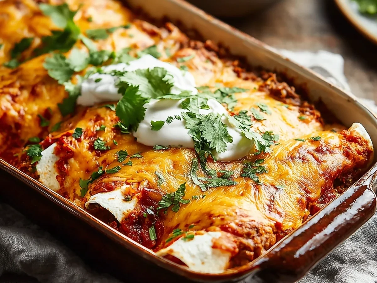 Hearty Ground Beef Enchiladas: Simple Weeknight Meal - Image 2
