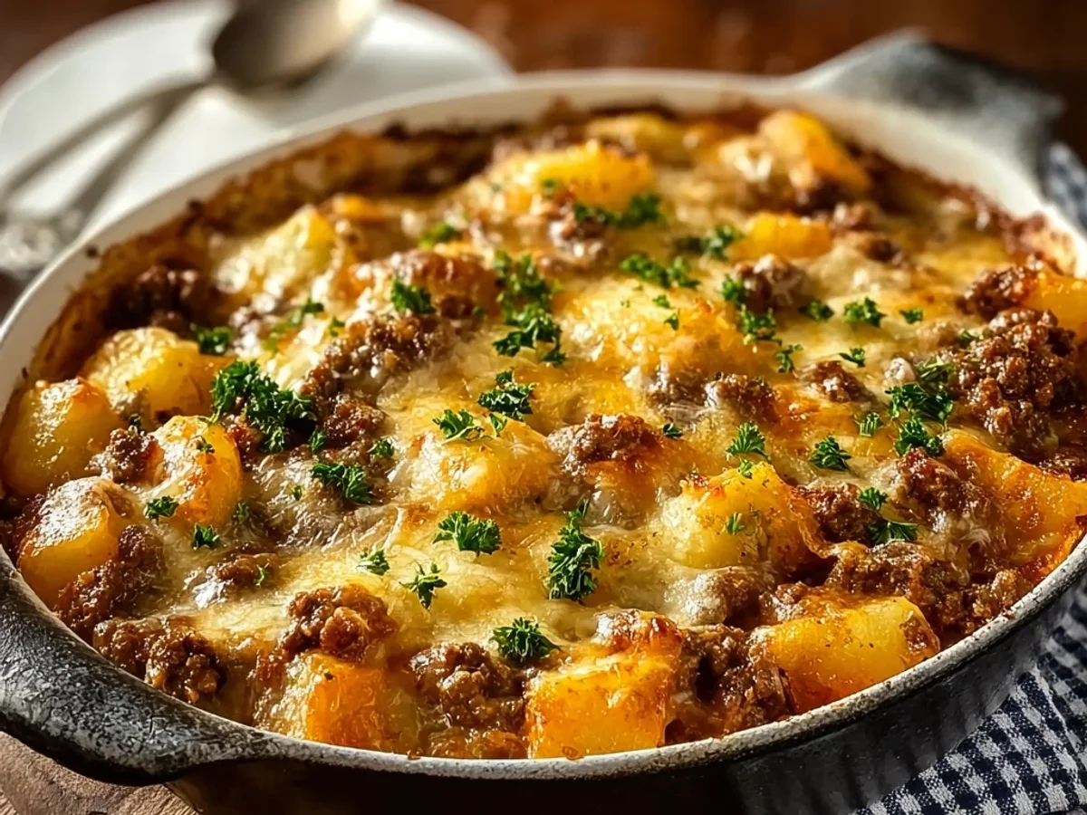 Hearty Ground Beef Hobo Casserole - Image 1