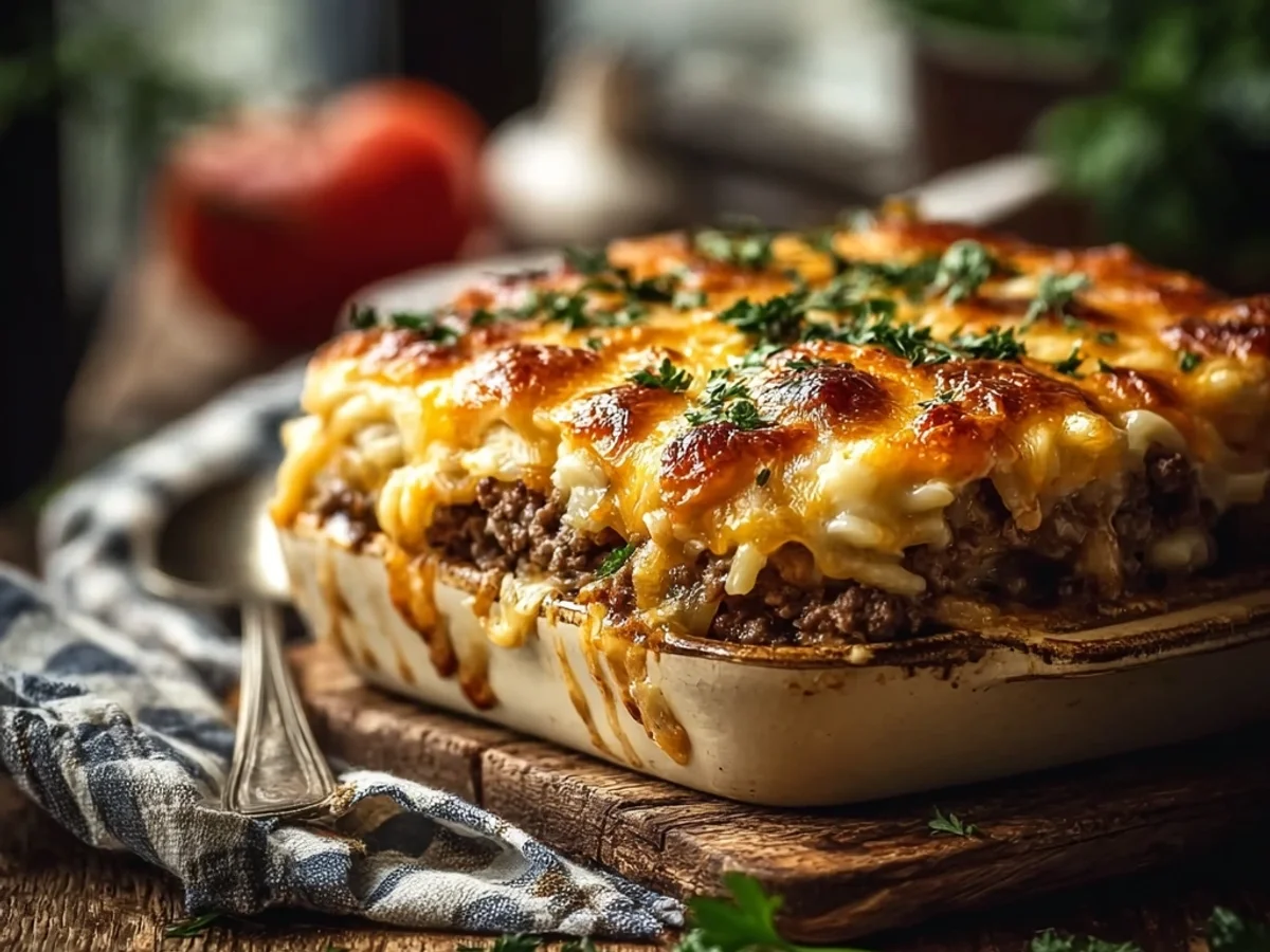 Hearty Hamburger Supreme Casserole Bake - Image 1