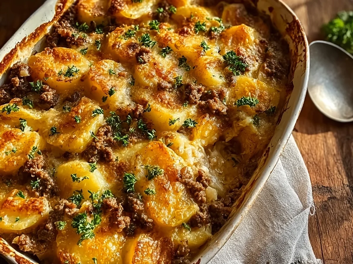 Hearty Hobo Casserole Ground Beef Bake for Family - Image 1