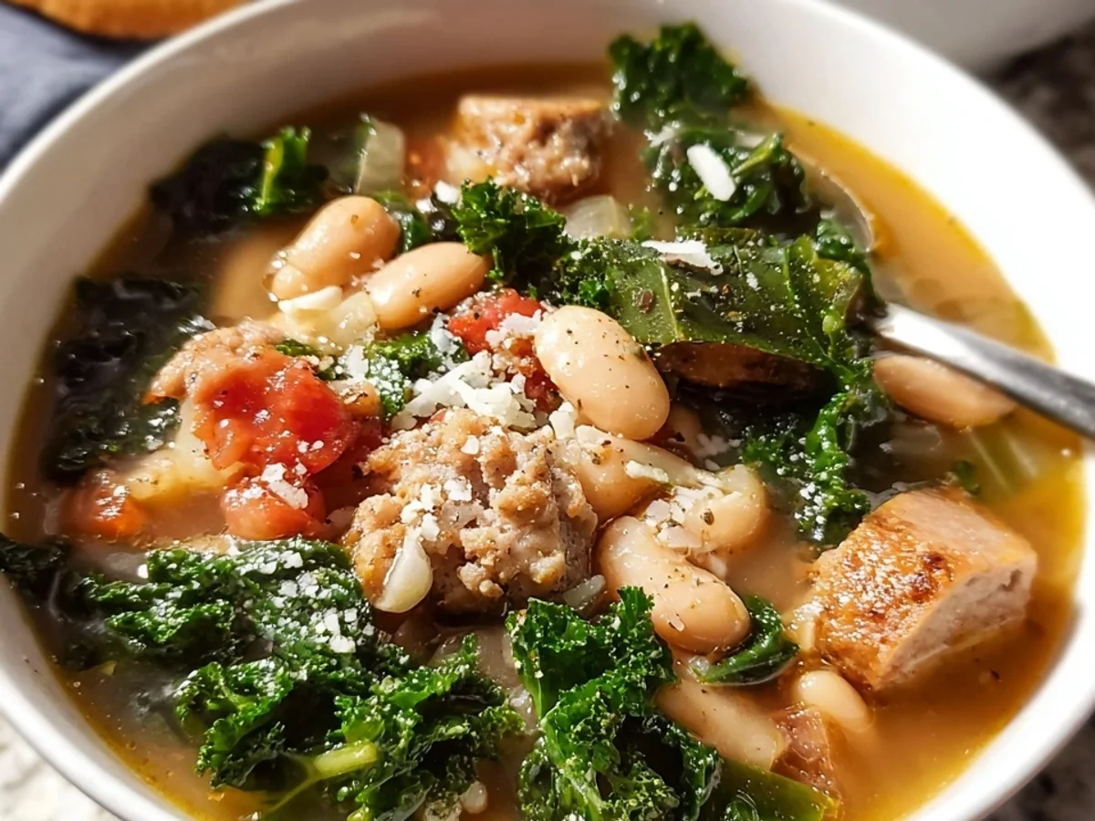 Hearty Kale, Turkey Sausage & White Bean Soup - Image 2