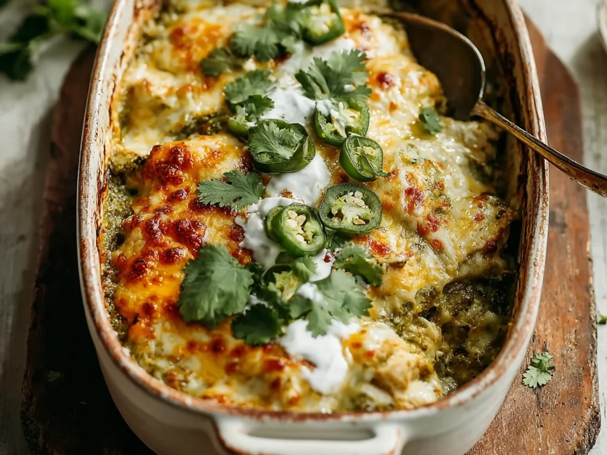 Hearty Salsa Verde Chicken Casserole: A Weeknight Favorite - Image 2
