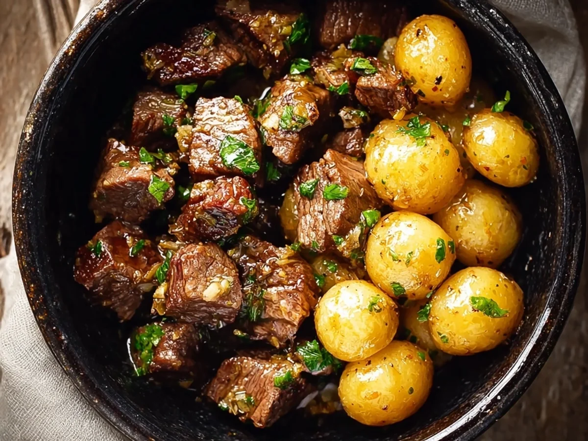 Hearty Slow Cooker Garlic Butter Beef & Potatoes - Image 2
