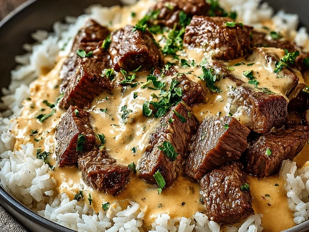 Hearty Steak Queso Rice: A Comforting Skillet Meal - Image 1