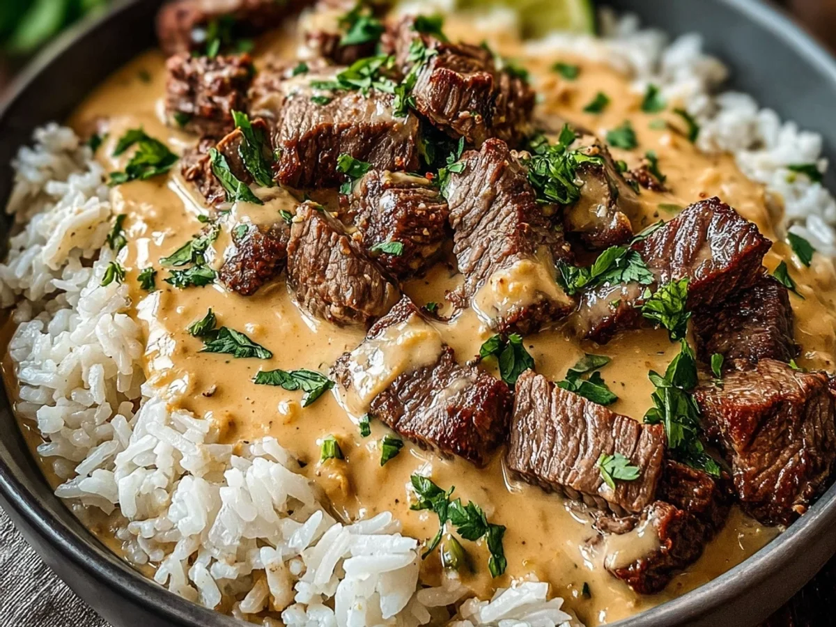 Hearty Steak Queso Rice: A Comforting Skillet Meal - Image 2