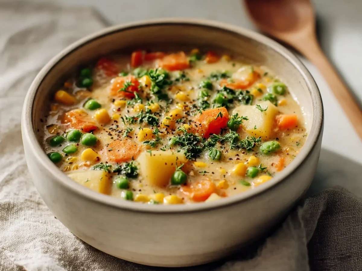 Hearty Veggie Pot Pie Soup: Crustless Comfort - Image 2