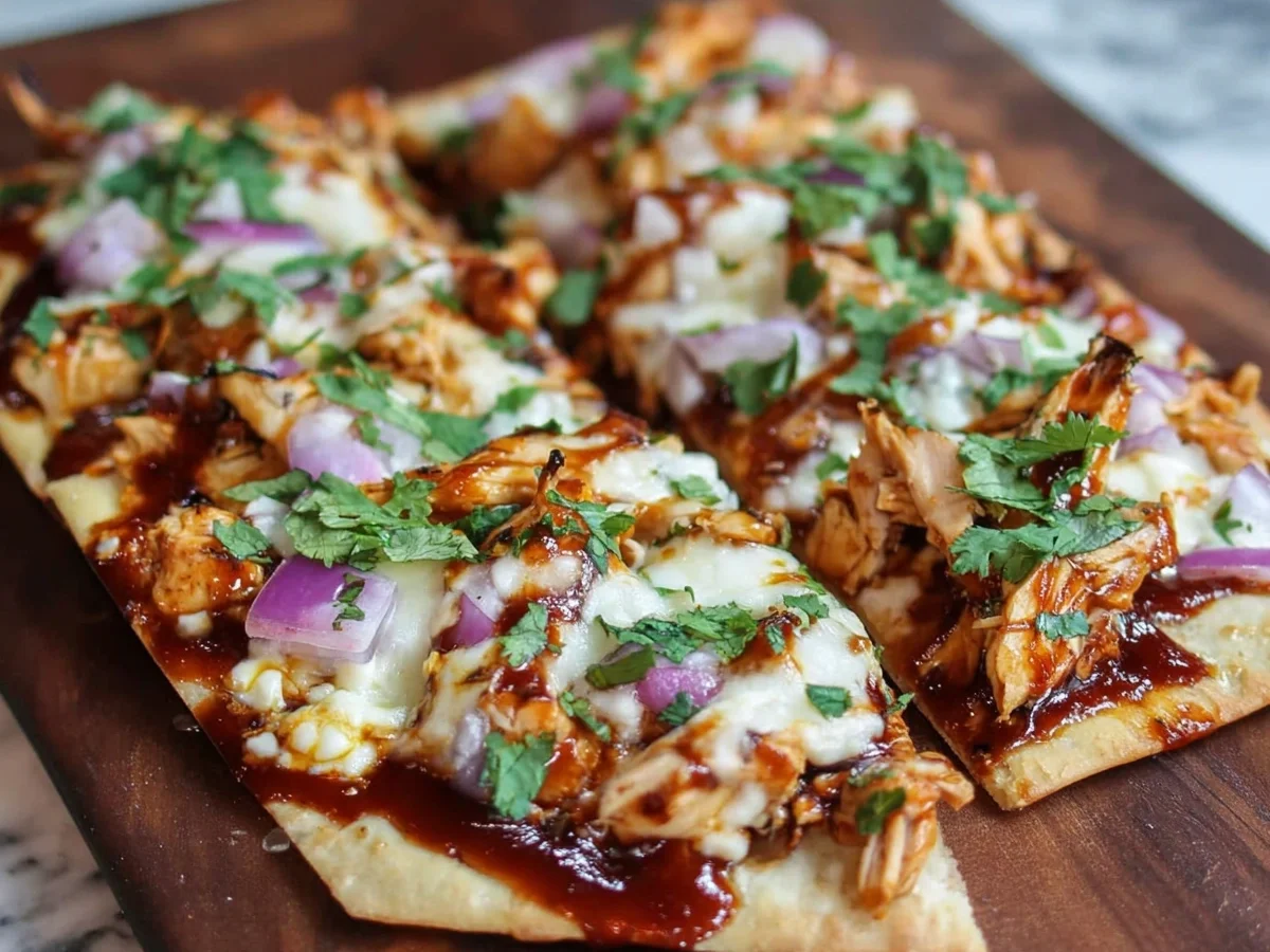 High Protein BBQ Chicken Flatbread Dinner - Image 2