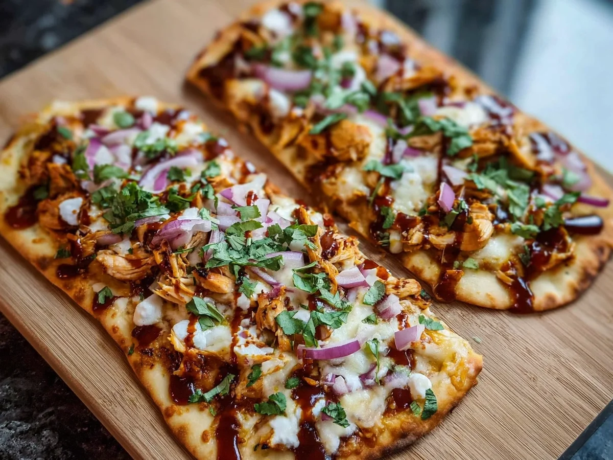 High Protein BBQ Chicken Flatbreads for Meal Prep - Image 1