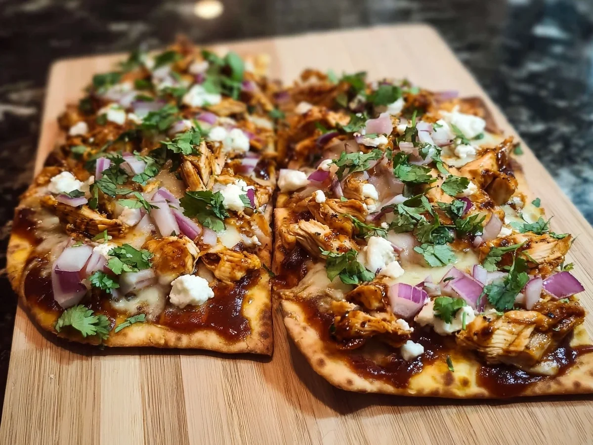 High Protein BBQ Chicken Flatbreads for Meal Prep - Image 2