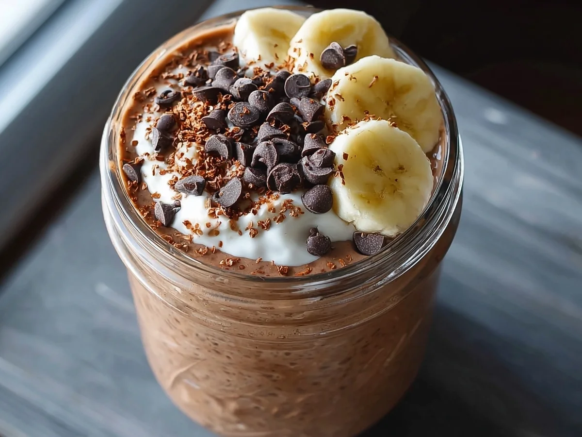 High Protein Brownie Batter Overnight Oats - Image 1